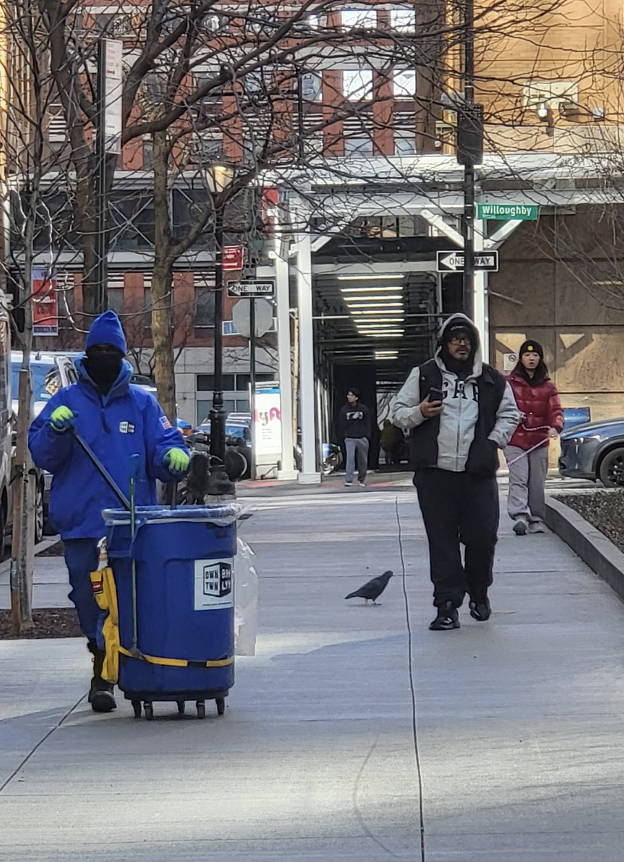 Image showing a sanitation and safety crew member